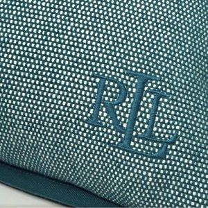 Set of Ralph Lauren Tweed Cotton Monogrammed Logo Throw Pillow Set | Home Decor